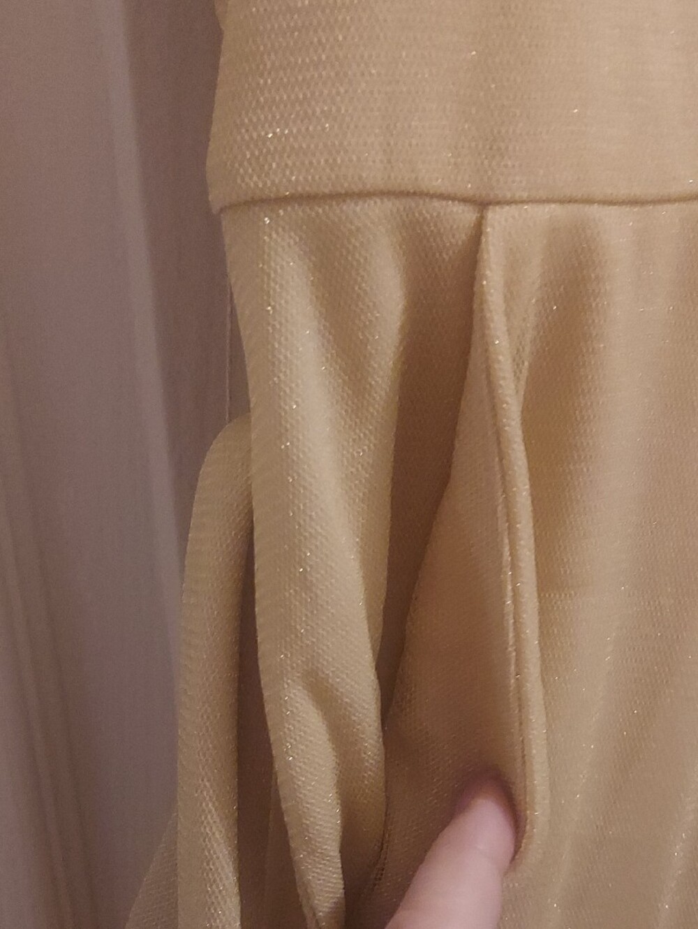 torrid Pale Gold Sleeveless Tiered Midi Dress - Picture 3 of 8